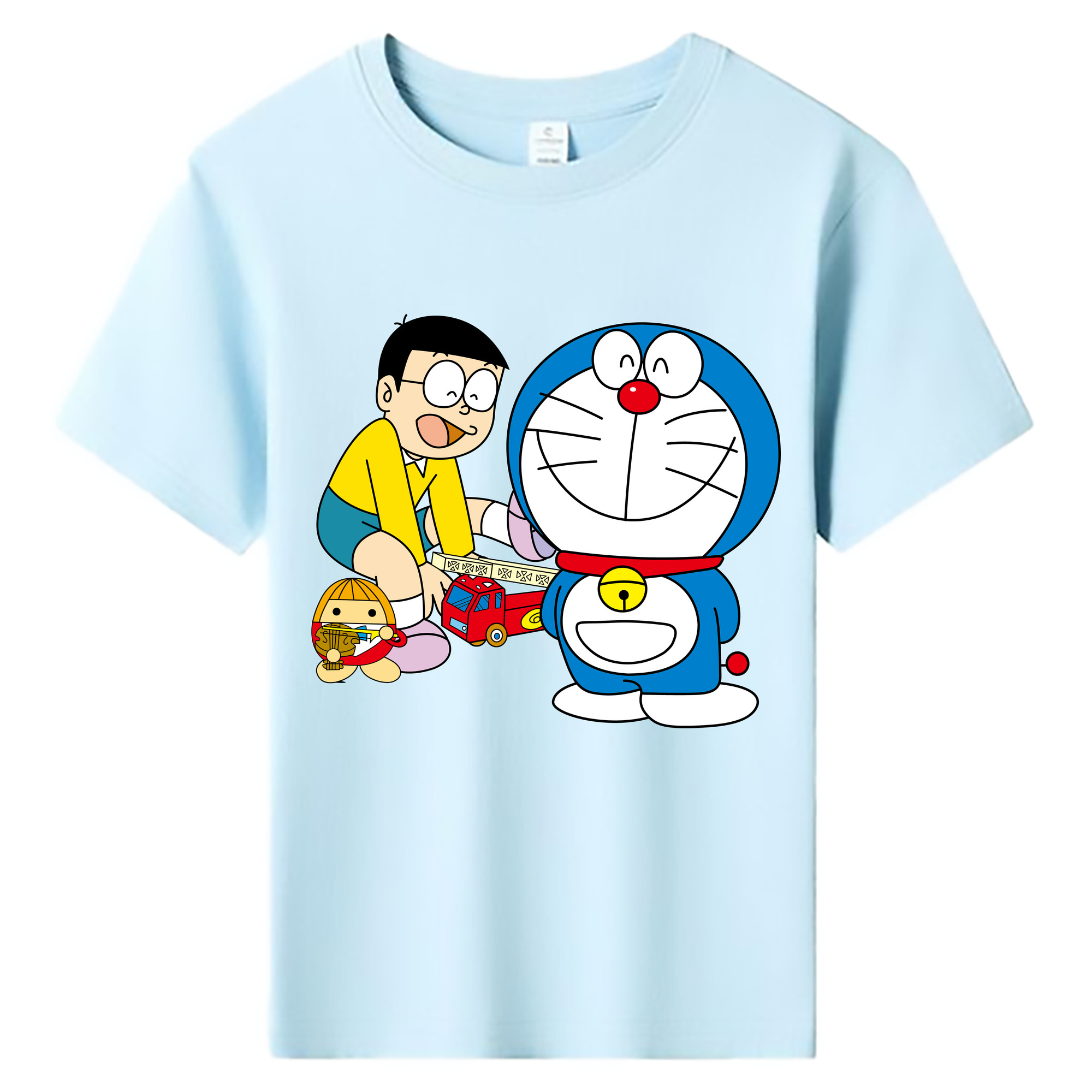（画像用） ドラえもん Doraemon 綿100％キッズTシャツ（フロントプリント）